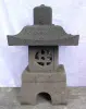 Product image 3 of the product “Japanese style Garden Lantern, made from Andesit Stone. Multipart. 55 cm Height, Roof is 40 cm width. ”